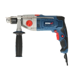 DEDRA DED7961 1100W udarni vrtalnik, dve hitrosti, 0-1200, 0-3200 vrt/min, 13mm držalo za ključe, aluminijasto ohišje