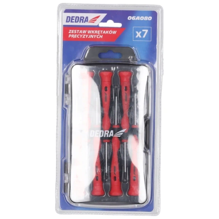 Sada přesných šroubováků 7 ks, ocel CrV