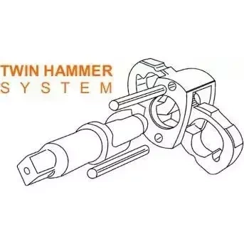 Пневматический ударный гаечный ключ PANSAM A533162 1/2" 570 Нм