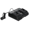 Kettős töltő 2x4,5A 18V DED7039V,  illeszkedik a DED7032, DED7034, DED7035, DED6936, DED6937 modellekhez.