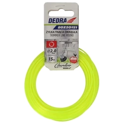 Ліска кругла для тримера та мотокоси Garden DEDRA 80Z20151 2,0ммх15мм
