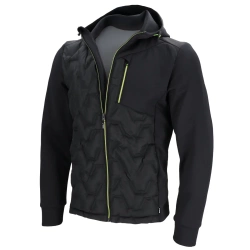 Work hoodie with hood, insulated, DEDRA BH62TB-XXXL, men's, insulated, weight 215 g/m² and 350 g/m²