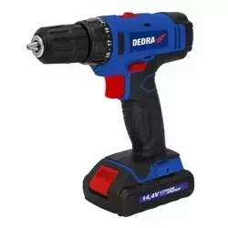 Bušilica/odvijač DEDRA DED7878B 14.4V, 2x1.5Ah Li-ion, ručka 0.8-10mm, 2 brzine, 26Nm, 21+1 postavke momenta, LED