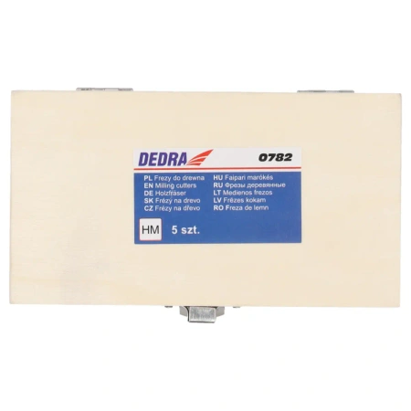 DEDRA 0782 Набір з 5 фасонних фрез
