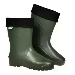 Mens light warm EVA wellington boots, size 44