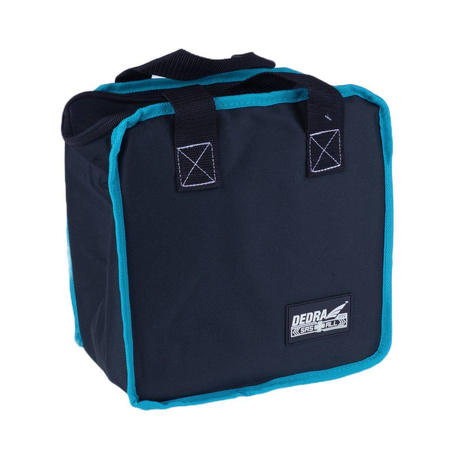 Стартовый набор DEDRA SAS+ALL DED7030G01: аккумуляторный блок DED7032 емкостью 2 Ач, зарядное устройство DEDRA SAS DED7038, сумка для инструментов DED7001B