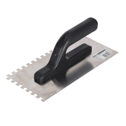 Fogas simító, rozsdamentes acél 270x130mm 8*8
