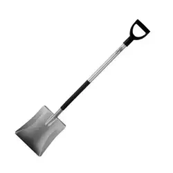Sand shovel with metal shaft, PCV handle