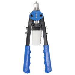 Two-hand riveter for aluminum rivets