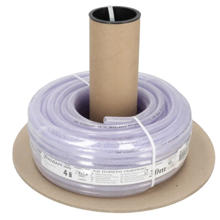 PVC vzduchová hadica na cievke PANSAM A540211 8x12 mm, cievka 30 m