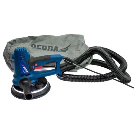 DEDRA DED7764 750W ръчна шлайфмашина за гипсокартон, 180mm диск, за гипсокартон, с прахоулавяне
