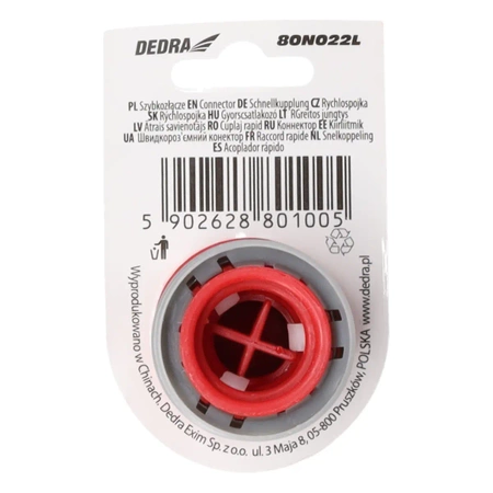 GARDEN DEDRA 80N022L 3/4" быстроразъемное соединение, навалом GARDEN DEDRA 80N022L