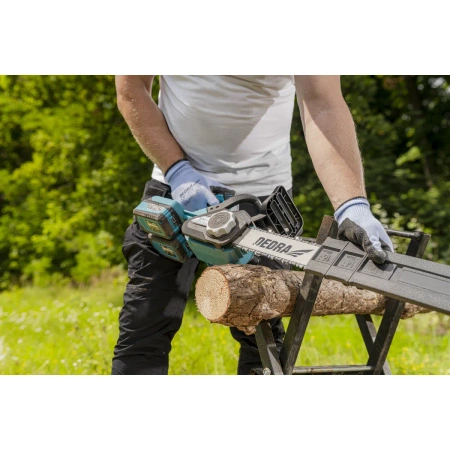 Akumulatorska verižna žaga 16", 2x 18V, DEDRA SAS+ALL DED7184V, vodilna tirnica 16"