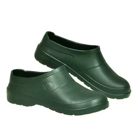 Light EVA clogs, size 36, color: green/navy blue