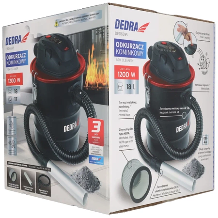 Пилосос для димоходу DEDRA DED6595 1200 Вт, 18 л