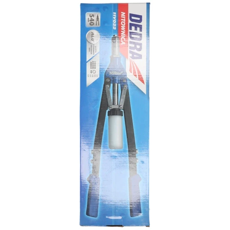 Nitownica czołowa do nitów aluminiowych DEDRA 11Y022 długość 540mm