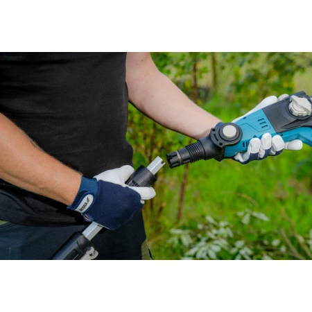 Akumulátorové zariadenie 2v1: píla OREGON + nožnice na ramene 18V