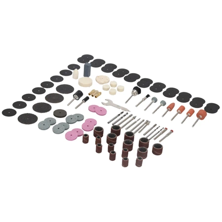 Pribor za mini brusilnik DEDRA 08T698, komplet 99 kosov