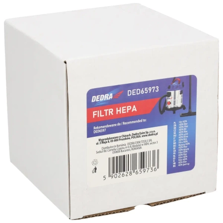 Filtro tipas HEPA DED65973, dulkių siurbliui DED6597