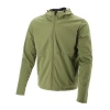 Kurtka męska z kapturem DEDRA BH63B01-XXXL, lekka, rozm. XXXL, membrana, zielona