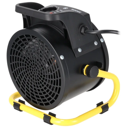 DEDRA DED9930C электронагреватель PTC 2,0кВт, круглый, черный DEDRA DED9930C керамический нагревательный элемент