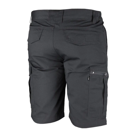 Delovne kratke hlače, kratke delovne hlače, DEDRA BH31BST-S, rip-stop + spandex, velikost S, gramatura 220g/m2, sive