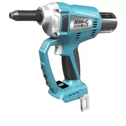 Brushless cordless riveter 18V, DEDRA SAS+ALL DED7155 10kN