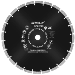Диск для різання бетону, бетонний диск 350x25,4 мм DEDRA HP2175A