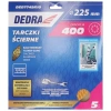Ummistumisvastased lihvimiskettad 225mm, #400, Velcro, 5 tk komplekt, DEDRA DED7749R10