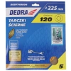 Anti-clog sanding discs 225mm, #120, Velcro, set of 5pcs, DEDRA DED7749R04