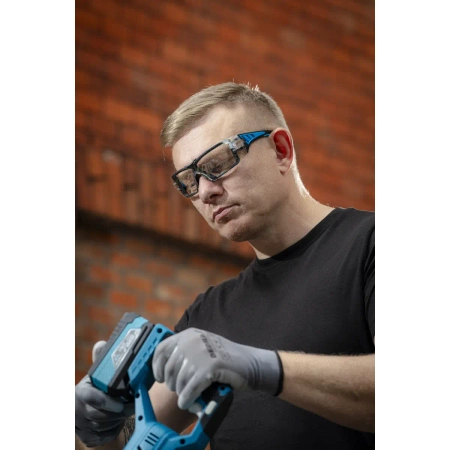 Okulary ochronne przeciwzamgleniowe DEDRA SAS+ALL DED7100 pianka Eva, zauszniki+gumka