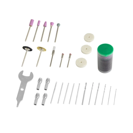 Mini-szlifierka akumulatorowa, "dremel" 12V DEDRA MAUS DED7340Z1 + akcesoria 47 sztuk