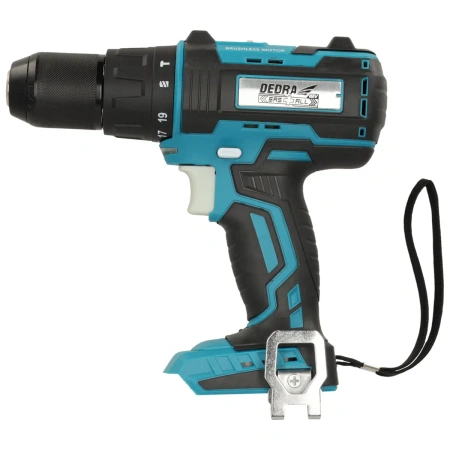 Cordless drill, screwdriver 18V, DEDRA SAS+ALL DED7142 50Nm, 13mm with impact function, brushless
