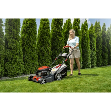 Önjáró benzinmotoros fűnyíró 2,9 kW GARDEN DEDRA DED8724-46L, LONCIN motor, 166 cm³, 46 cm vágásszélesség