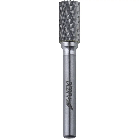 Frez trzpieniowy walcowy z zębami DEDRA 07F612 B12x25mm, trzpień 6mm