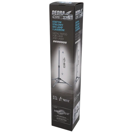 Metal tripod for lamp and laser