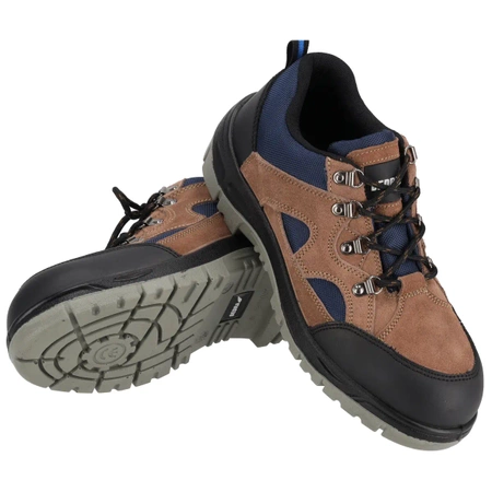 Półbuty bezpieczne, buty BHP  DEDRA BH9P2-46 zamszowe, rozmiar: 46 kat.S1 SRC