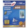 Abrazyviniai diskai nuo užsikimšimo, 180 mm, Nr. 600, velcro, 5 vnt., DEDRA DED7764R11