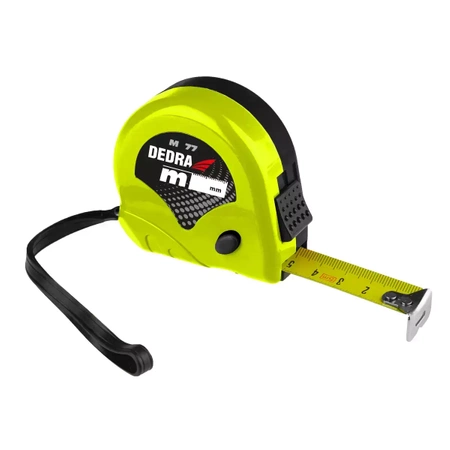 Merilni trak 3mx16mm DEDRA M377 2 x stop