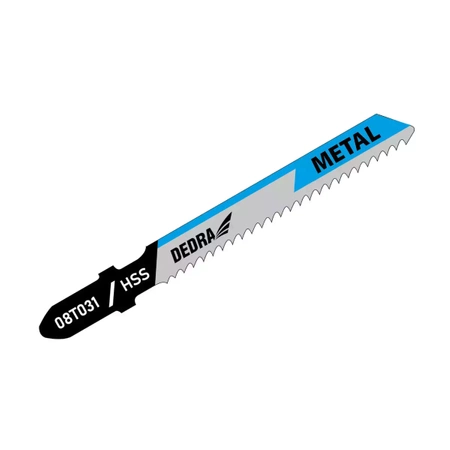 Brzeszczoty do wyrzynarki do metalu DEDRA 08T031 77/50mm, HSS, brzeszczot typu T, 12TPI, 2szt