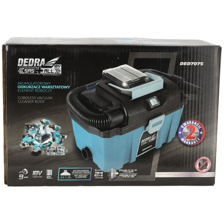 Cordless vacuum cleaner 18V DED7075