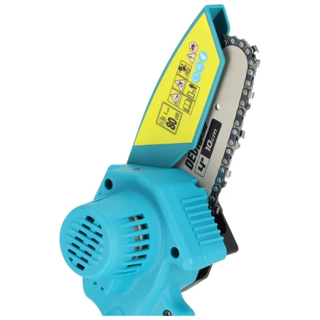 Градински комплект в куфар: мини верижен трион, батерия 2Ah и зарядно устройство DEDRA DED7030A11 - DED6984+DED7032+DED7038 куфар