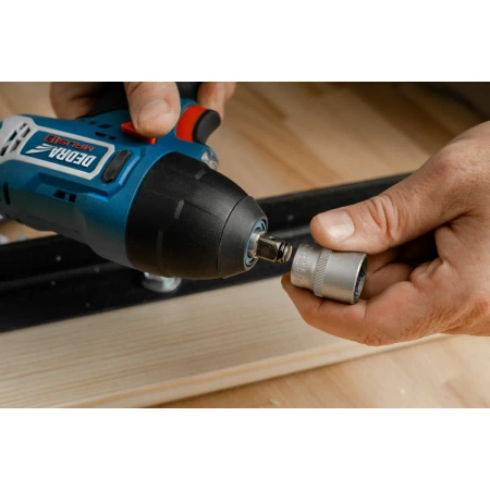 Cordless Impact Wrench 12V DEDRA MAUS DED7332, 120Nm, 2700 RPM