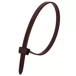 Изключително здрави найлонови кабелни стяжки кафяви DEDRA 11F25202 2,5x200mm (100 бр.)