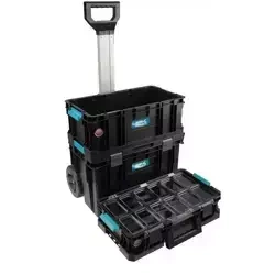 ZESTAW: Skrzynie narzędziowe, modułowe na kołach DEDRA SAS+ALL N0301+N0303+N0308