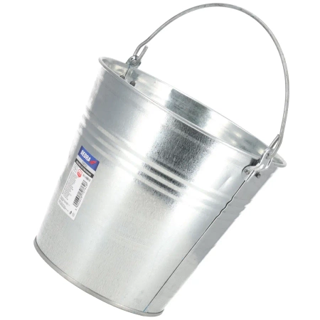 Galvanized bucket 10l, DEDRA 15B152