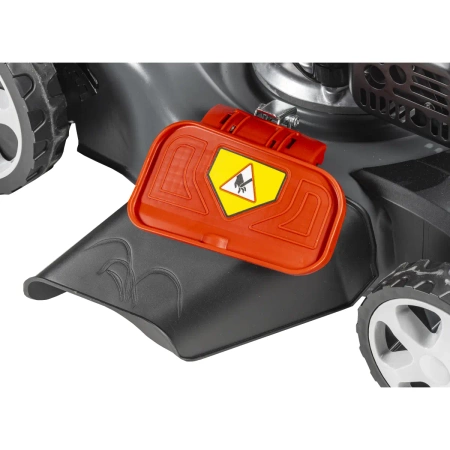 Cositoare pe benzină cu tracțiune 2,9 kW Garden DEDRA DED8724-46LSE, pornire electrică, motor Loncin 166cc, lățimea de tăiere 46 cm