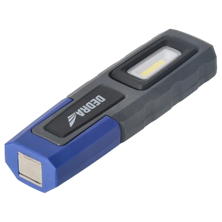 Taskulamp COB LED + SMD LED + UV, 400lm, konks, magnet, DEDRA L0915
