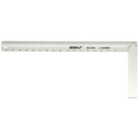 Stavební úhloměr 500x200 mm, hliníkový