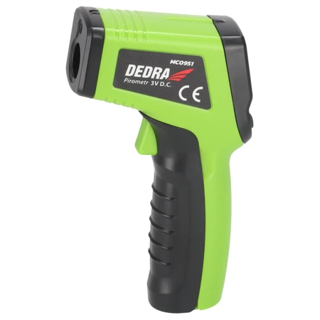 Püromeeter, lasertermomeeter DEDRA MC0951 vahemik -50 kraad C kuni 600 kraad C